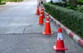 Traffic cones Royalty Free Stock Photo