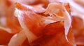 Closeup ham Slice - Spanish Iberian Ham