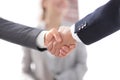 Closeup.handshake of business partners Royalty Free Stock Photo