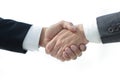 Closeup.handshake of business partners Royalty Free Stock Photo