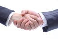 Closeup.the handshake business partners. .the concept of partne Royalty Free Stock Photo