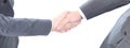 Closeup.the handshake business partners. .the concept of partne Royalty Free Stock Photo