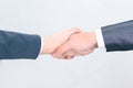 Closeup.the handshake business partners. .the concept of partnership. Royalty Free Stock Photo