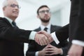 Closeup handshake proven business partners Royalty Free Stock Photo