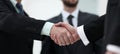 Closeup handshake proven business partners Royalty Free Stock Photo