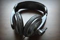 Closeup headphones Royalty Free Stock Photo