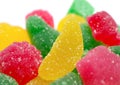 Heap of Colorful Fruity Flavor Sugar Coated Jelly Candies Royalty Free Stock Photo