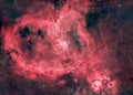 Closeup of Heart Nebula (IC 1805