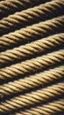 Closeup of hemp rope background, textured nautical material Royalty Free Stock Photo