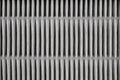 Closeup of HEPA filter. White stripped Royalty Free Stock Photo
