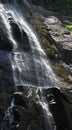 Closeup of Hickory Nut Falls at Chimney Rock Royalty Free Stock Photo