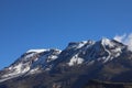 Closeup of highland landscape on a sunny day Ticlio, Peru