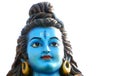 Closeup of Hindu God Shiva idol in karthika deepam ustav event Royalty Free Stock Photo