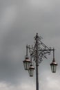 Closeup of the historic Three Lanterns in Auckland. Royalty Free Stock Photo