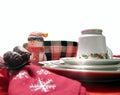 Closeup holiday table Royalty Free Stock Photo