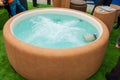 Closeup of hot tub Royalty Free Stock Photo