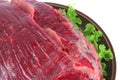 Closeup huge uncooked meat Royalty Free Stock Photo