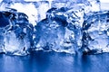 Closeup ice cubes Royalty Free Stock Photo