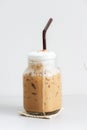 Closeup Iced coffee