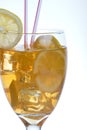 Closeup of iced tea Royalty Free Stock Photo