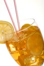 Closeup of iced tea Royalty Free Stock Photo
