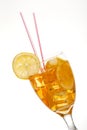 Closeup of iced tea Royalty Free Stock Photo