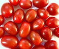 Closeup image of bunch of cherry tomatoes Royalty Free Stock Photo