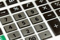 Closeup image of calculator keyboard Royalty Free Stock Photo
