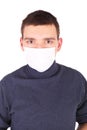 Man in mask Royalty Free Stock Photo