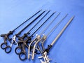 Laparoscopic Surgical Instruments Royalty Free Stock Photo