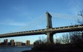 Closeup image of Manhattan Bridge