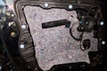 Step-by-step Car Door Sound Deadening Panel Installation Process for Your Vehicle Royalty Free Stock Photo