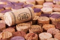 Closeup image of wine bottle cork Royalty Free Stock Photo