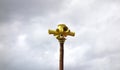 Yellow Tornado Warning Speaker Horn Royalty Free Stock Photo