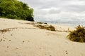 Mantabuan Island located in Sabah Malaysia under cloudy sky