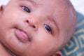 Closeup of Indian Baby in thoughts Royalty Free Stock Photo