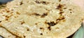 Closeup of Indian Traditional Cuisine Chapati The Phooli  Air filled Roti, Fulka, Indian Bread Royalty Free Stock Photo