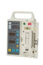 Closeup Infusion pump,isolate Royalty Free Stock Photo