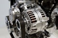 Closeup of an internal combustion engine Royalty Free Stock Photo