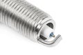 Closeup of iridium spark plug on white background Royalty Free Stock Photo