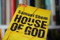 Closeup of isolated Samuel Shem house of god novel book cover