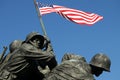 Closeup of Iwo Jima Memorial Royalty Free Stock Photo