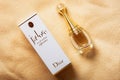 Closeup of Jadore perfume from Christian Dior brand