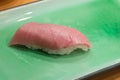 Closeup Japanese Fatty Tuna Nigiri Sushi Royalty Free Stock Photo