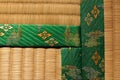 Closeup of Japanese tatami mats Royalty Free Stock Photo