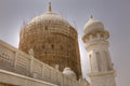 Closeup of Jaygurudev Temple refurbished