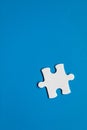 Closeup of jigsaw puzzle . Missing jigsaw puzzle piece, business concept for completing the puzzle piece. Group of puzzle Royalty Free Stock Photo