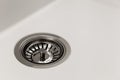 Closeup of kitchen sink Royalty Free Stock Photo