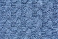 Closeup of knitted wool pattern Royalty Free Stock Photo