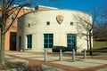 A closeup landscape view of the Fort Wadsworth Visitor Center in the Gateway National